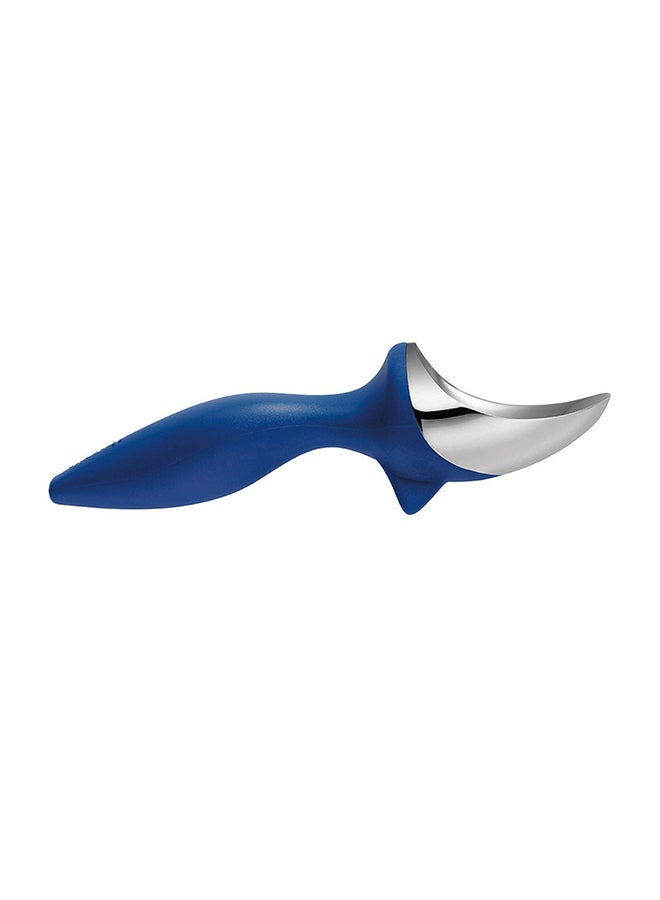 Tovolo Chrome Plated Ice-Cream Scoop Blue/Silver  - Image 1