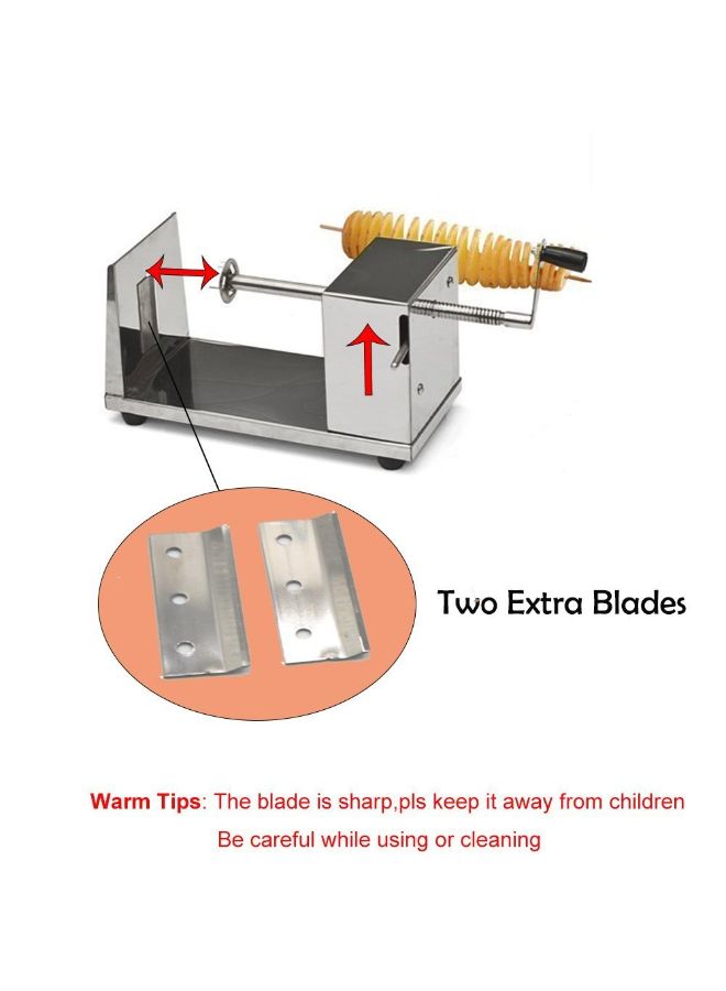 RioRand Twisted Potato Slicer Silver - Image 3