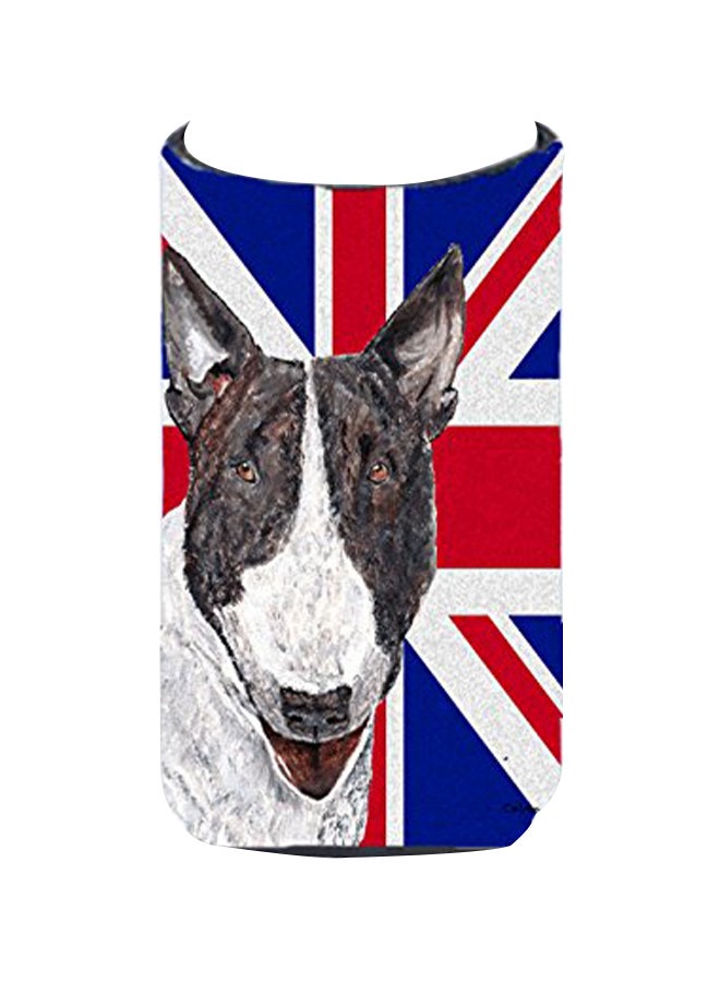 Bull Terrier With British Flag Tall Boy Can Cooler Multicolour - v1575031474/N32405006A_1