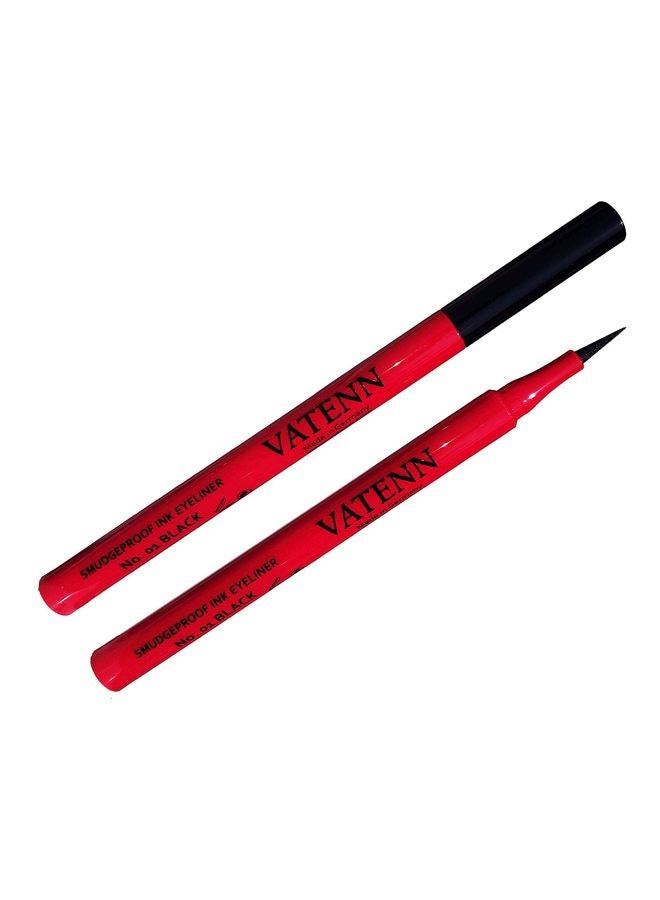 فاتن إيطاليا قلم تحديد عيون مضاد للتلطخ 01 أسود - Image 2