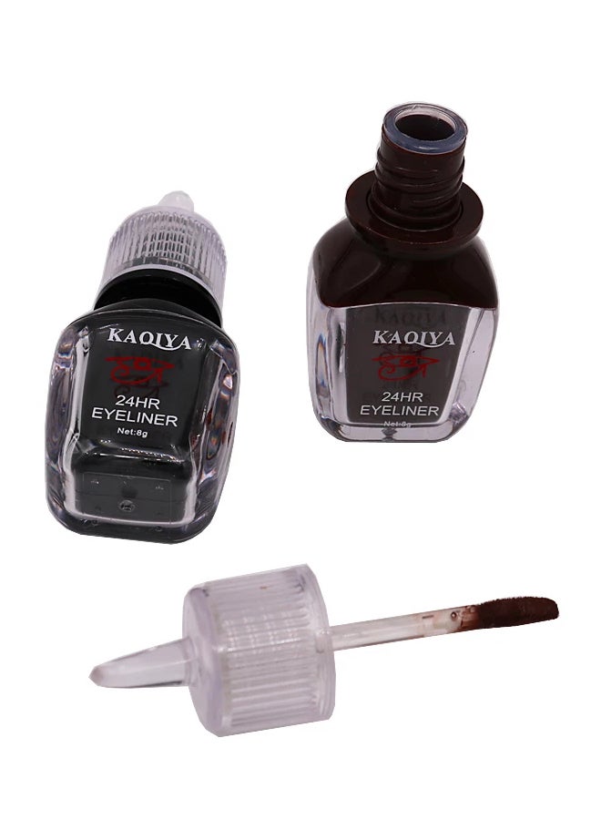Kaqiya Pack Of 2 Eyebrow Enhancer Cream Black/Brown  - Image 2