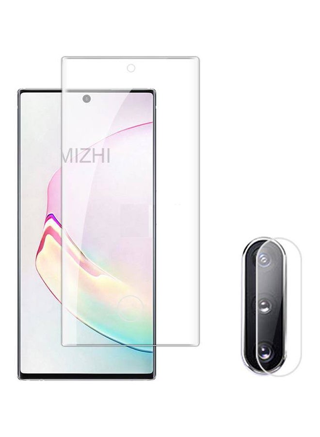 آي تيلكر لاصقة حماية لعدسة الكاميرا 2 في 1 لهاتف سامسونج جالاكسي نوت 10 شفاف - Image 1