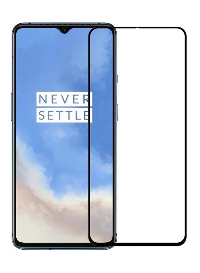 iTelker - Full Screen Tempered Film For Oneplus 7T Clear/Black - Image 1