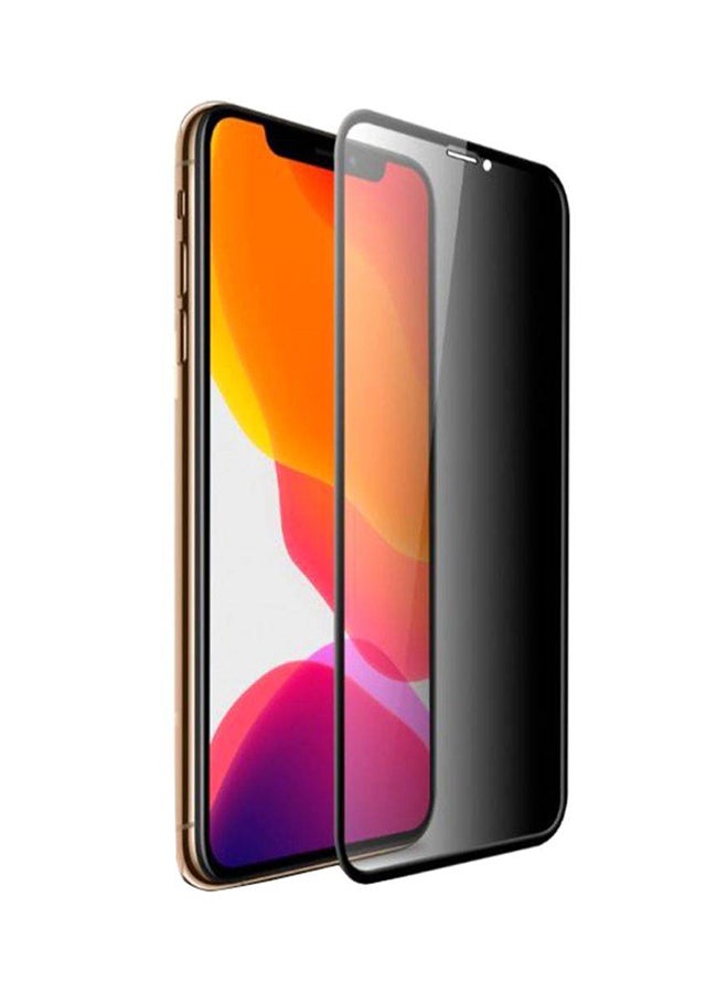 آي تيلكر لاصقة حماية للشاشة مضادة للتجسس من الزجاج المقوّى لهواتف آيفون 11 برو ماكس شفاف/ أسود - Image 1