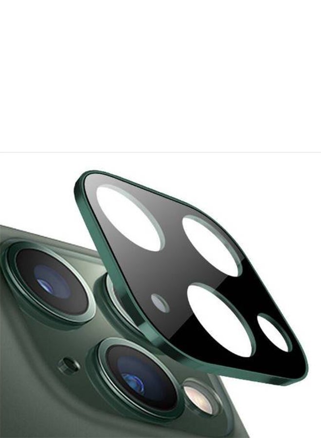 آي تيلكر لاصقة حماية لعدسات الكاميرا من الزجاج المقوى لهاتف أبل آيفون 11 برو ماكس أسود/أخضر - Image 1