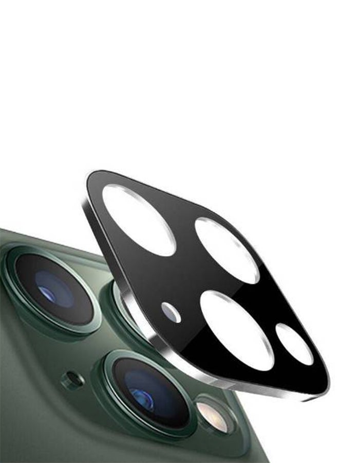 آي تيلكر لاصقة حماية لعدسات الكاميرا من الزجاج المقوى لهاتف أبل آيفون 11 برو ماكس أسود/فضي - Image 1