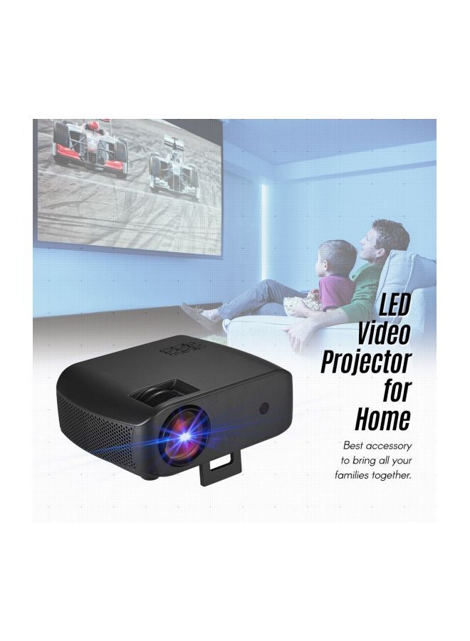Generic LED Video Projector Black  - Image 2