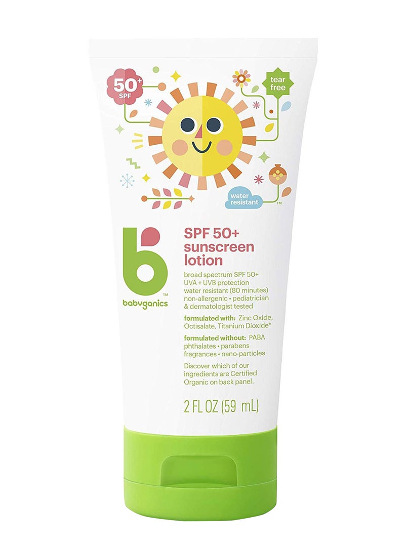 Babyganics SPF 50+ Sunscreen Lotion  - Image 1