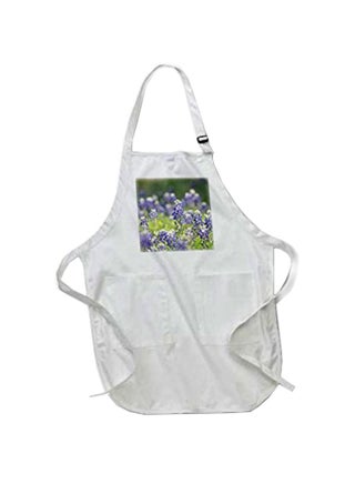 Texas Bluebonnets Printed Apron With Pockets White 22 x 24inch - v1575034495/N32410722A_1