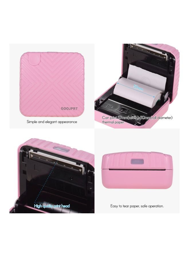 GOOJPRT Portable Pocket Printer Pink  - Image 3