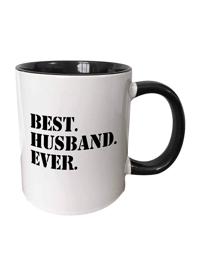 مج مزين بعبارة "Best Husband Ever" متعدد الألوان 22 x 24بوصة - v1575035175/N32412299A_1