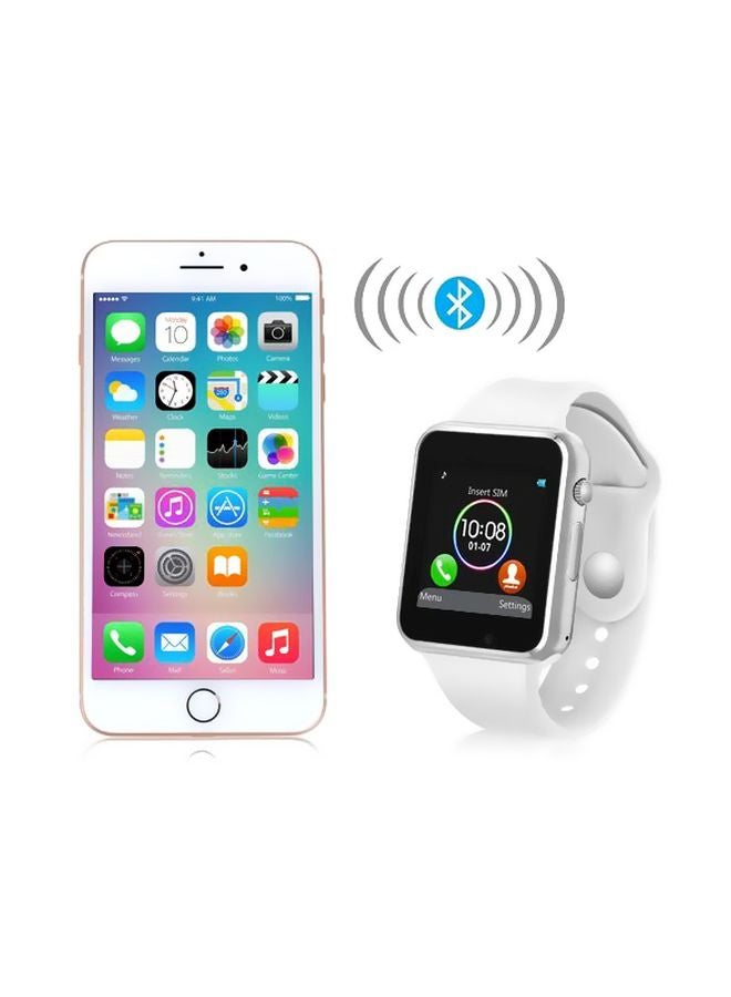 Generic - SW-08 Bluetooth Smart Watch White - Image 1