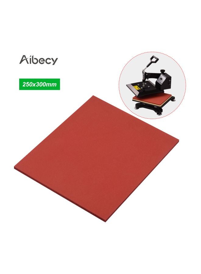 أيبيسي بساط من السيليكون لماكينة الضغط الحرارية أحمر - Image 5