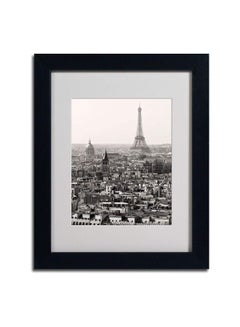 Paris Canvas Wall Art Black/White 11 x 14inch