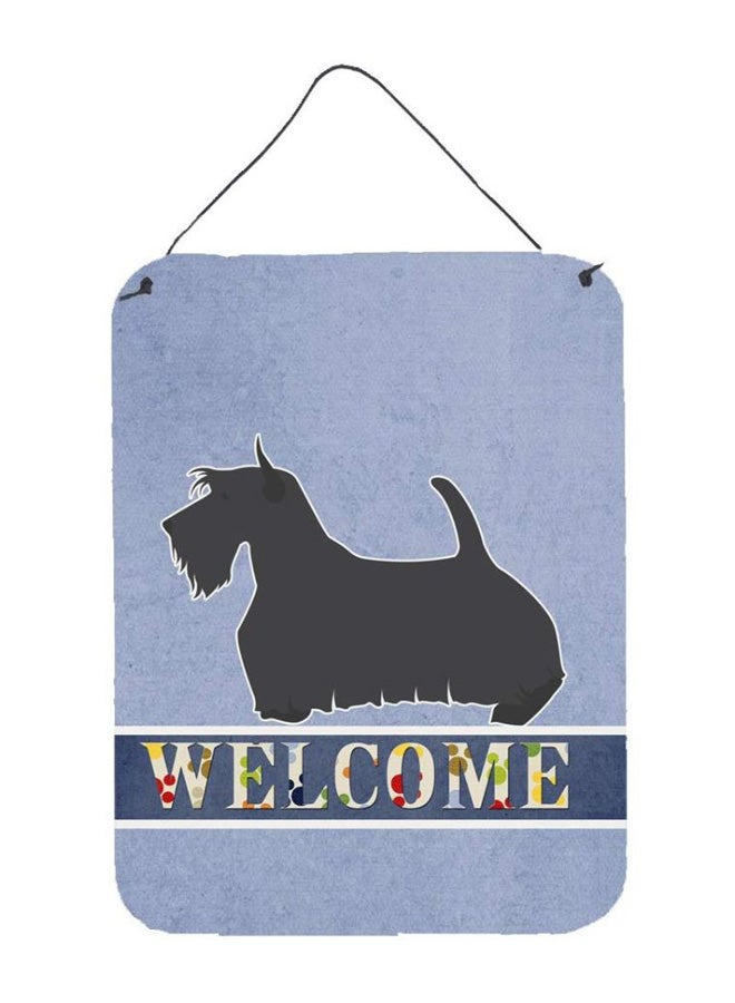 Lantern Press Scottish Terrier Dog Printed Wall/Door Hanging Multicolor 16 x 12inch - Image 1