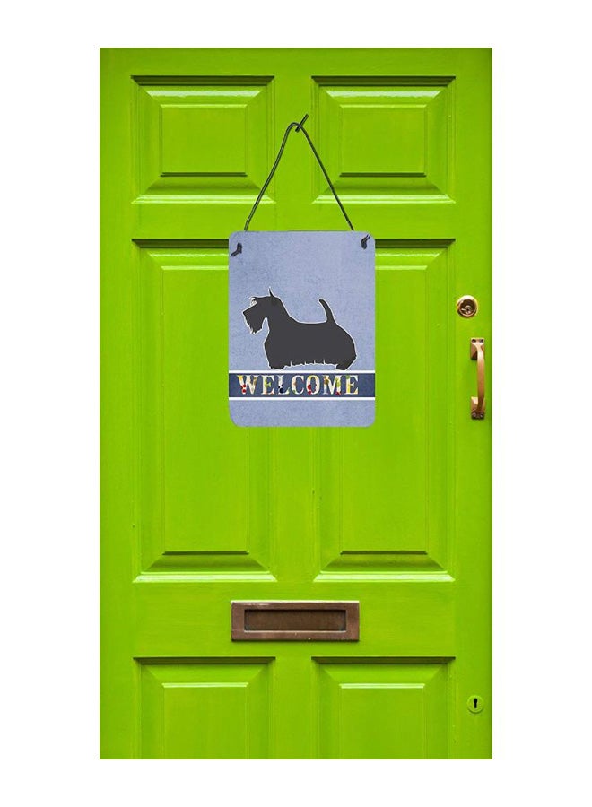 Lantern Press Scottish Terrier Dog Printed Wall/Door Hanging Multicolor 16 x 12inch - Image 2