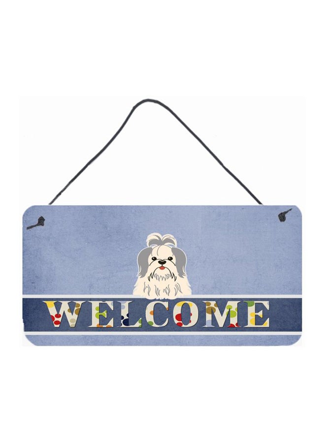 Shih Tzu Dog Printed Wall/Door Hanging Multicolor 8 x 12inch - v1575044384/N32415279A_1