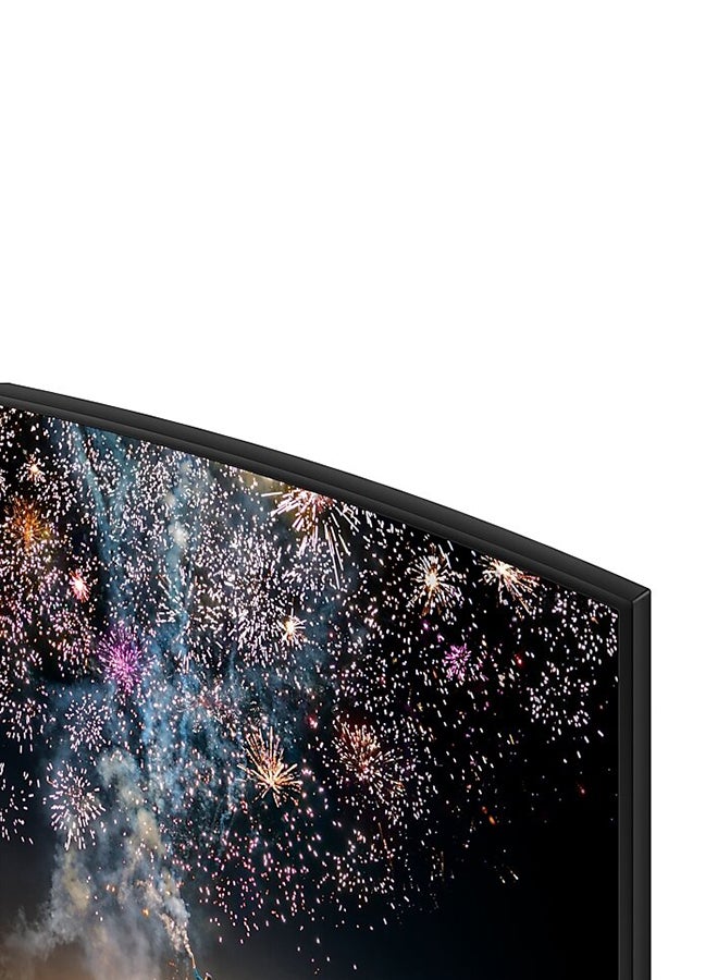 سامسونج - تلفزيون ذكي بشاشة منحنية مقاس 65 بوصة بدقة فائقة الوضوح 4K مع جهاز استقبال مدمج 65RU7300 أسود (2019) - Image 1