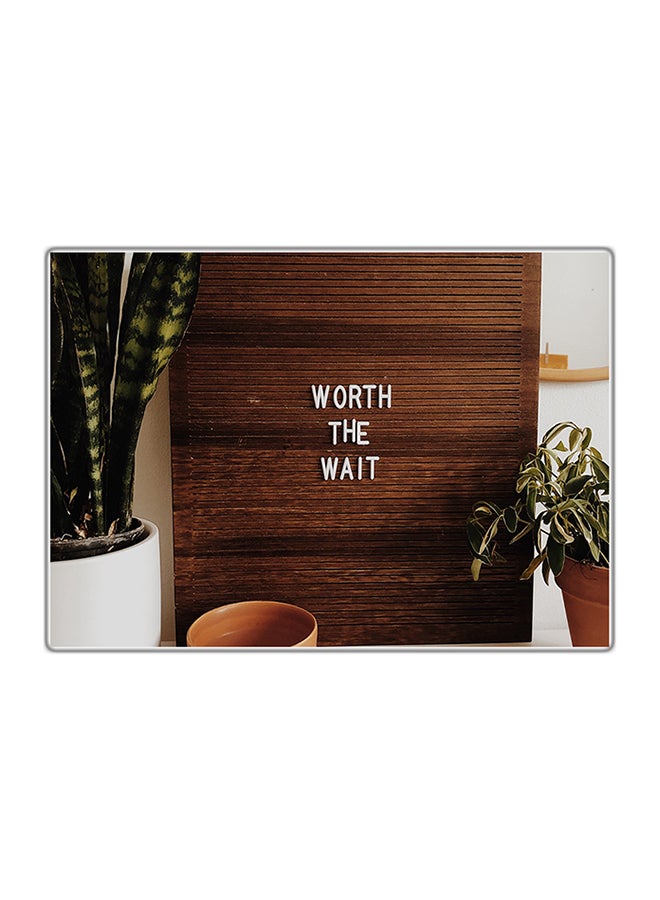 لوحة فنية مطبوعة للزينة متعدد الألوان 14.8x10.5سم