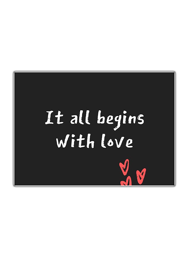 Fast Print Decorative Printed Tableau Painting Multicolour 14.8x10.5cm