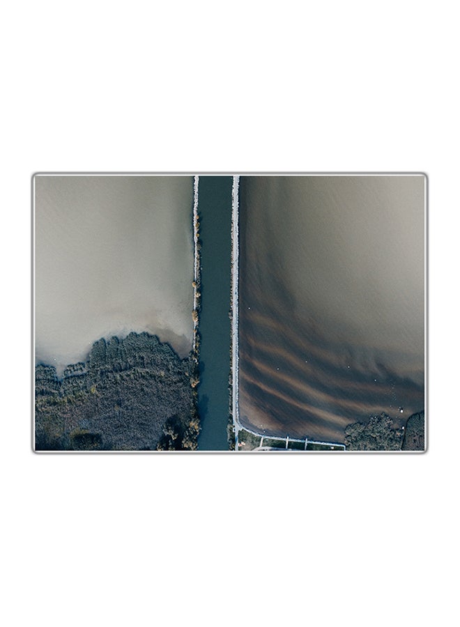 Decorative Printed Tableau Painting Multicolour 14.8x10.5cm