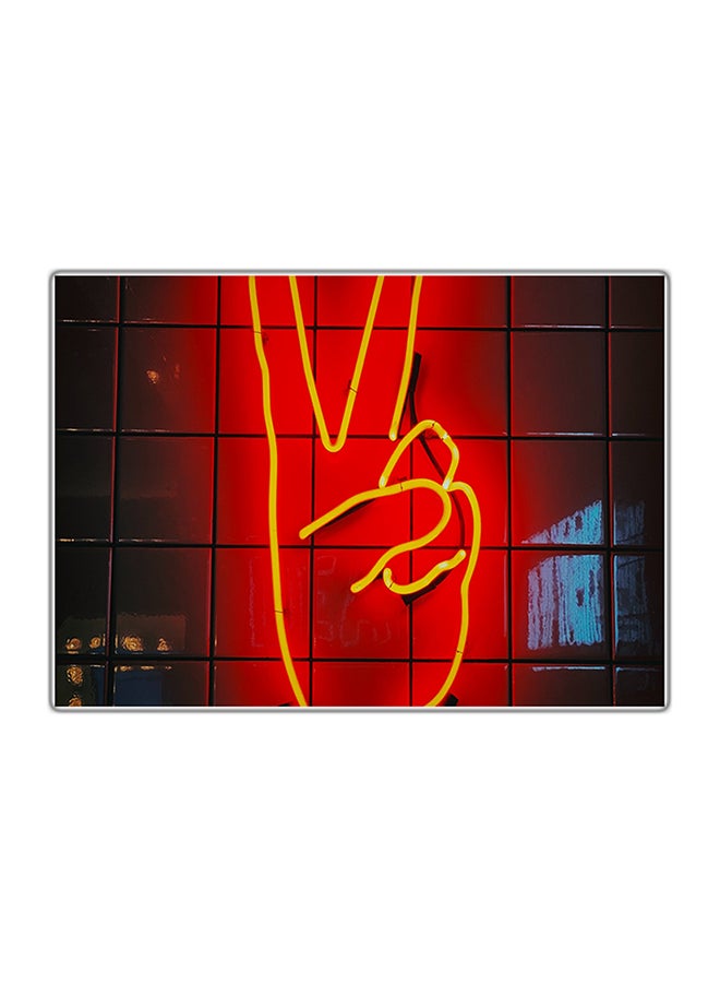 Fast Print Decorative Printed Tableau Painting Multicolour 14.8x10.5cm