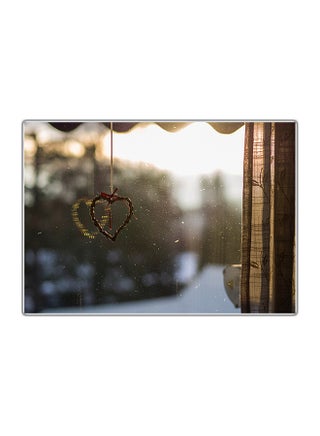Decorative Printed Tableau Painting Multicolour 14.8x10.5cm - v1575046773/N32384135A_1