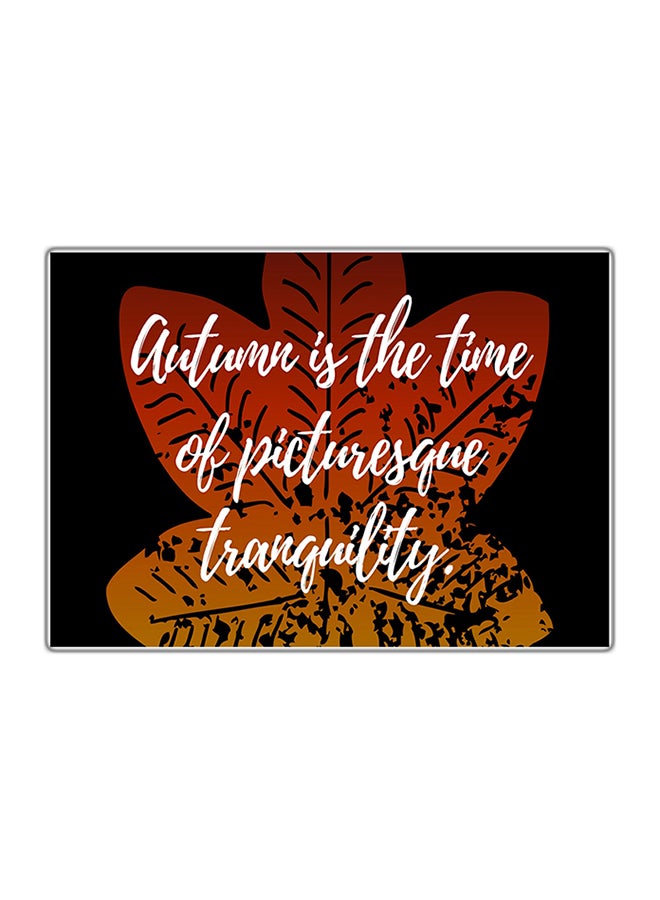 لوحة فنية مطبوعة للزينة متعدد الألوان 14.8x10.5سم