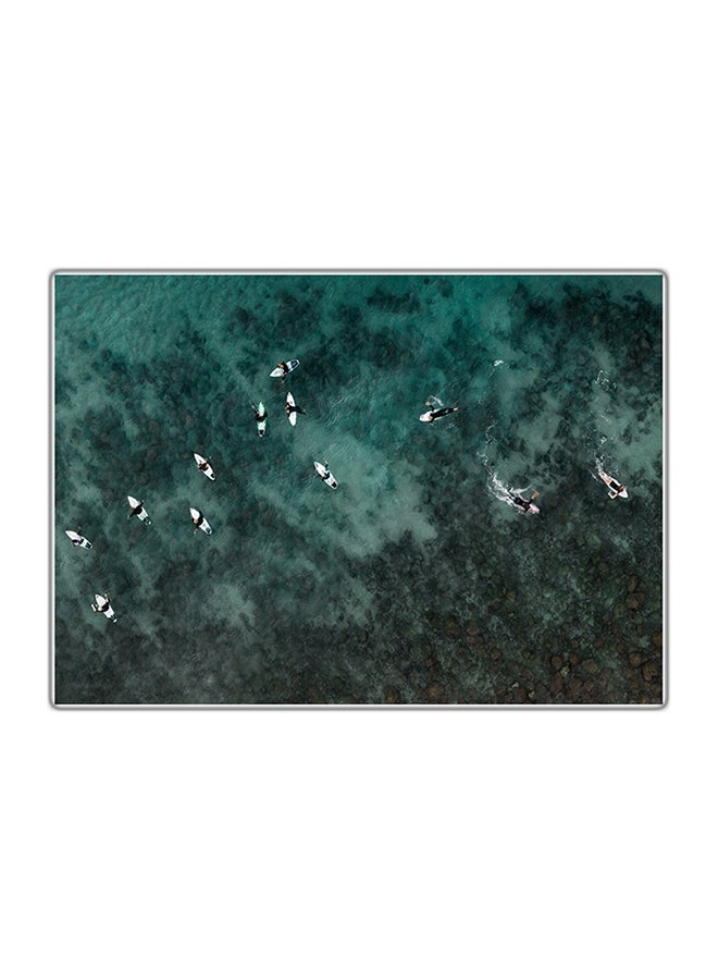 لوحة فنية مطبوعة للزينة متعدد الألوان 14.8x10.5سم