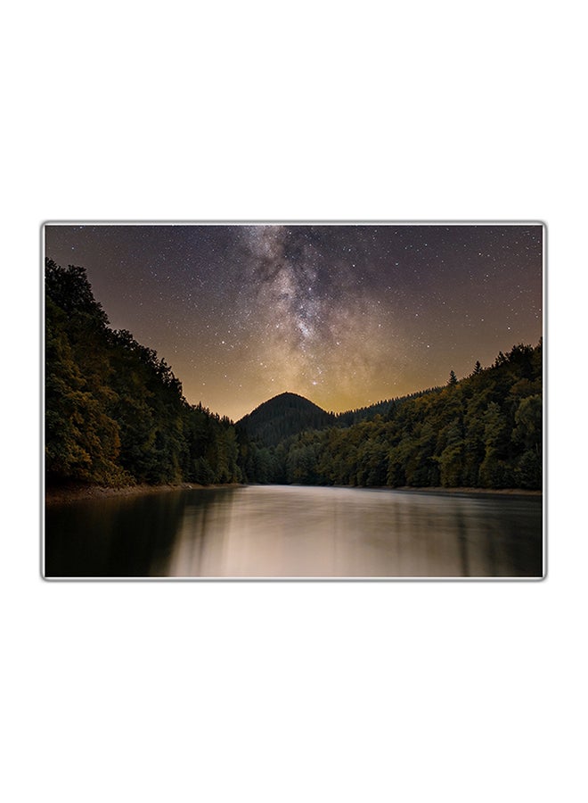 لوحة فنية مطبوعة للزينة متعدد الألوان