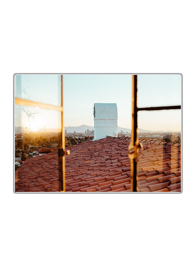 Decorative Printed Tableau Painting Multicolour 14.8x10.5cm