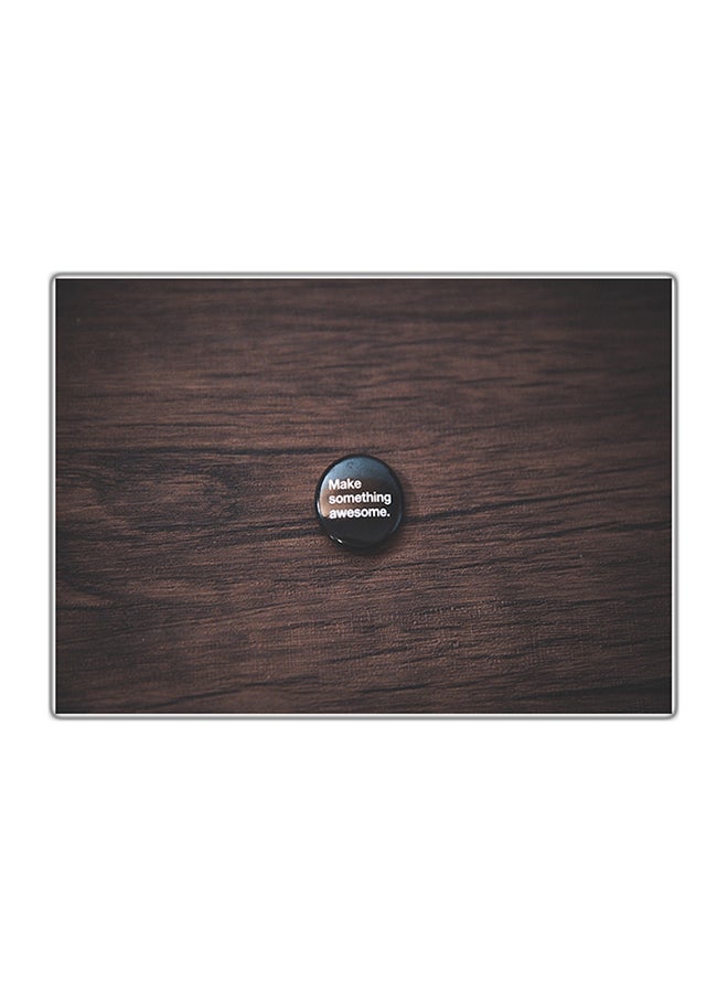 لوحة فنية مطبوعة للزينة بني 14.8x10.5سم