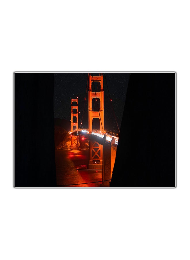 Decorative Printed Tableau Painting Multicolour 14.8x10.5cm