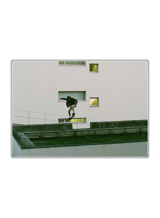 Decorative Printed Tableau Painting Multicolour 14.8x10.5cm