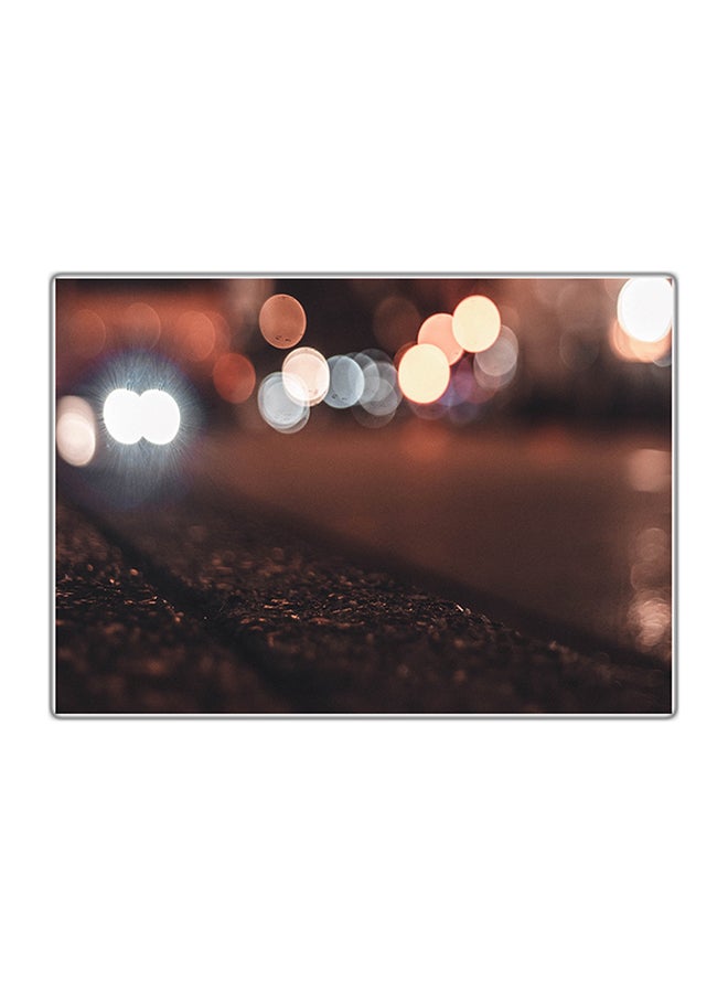 Decorative Printed Tableau Painting Multicolour 14.8x10.5cm