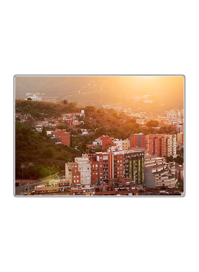 Decorative Printed Tableau Multicolor