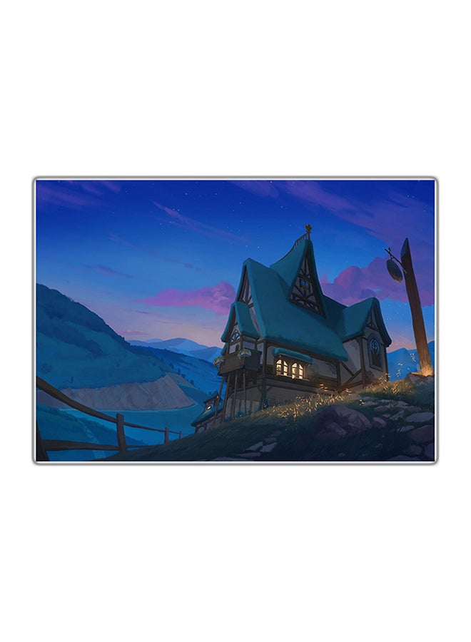 فاست برينت لوحة فنية مطبوعة للزينة متعدد الألوان 14.8x10.5سم