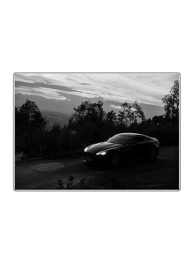 Decorative Printed Tableau Black/White