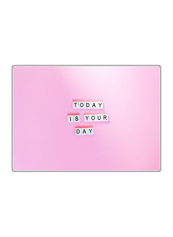 فاست برينت لوحة فنية مطبوعة للزينة أبيض/ وردي