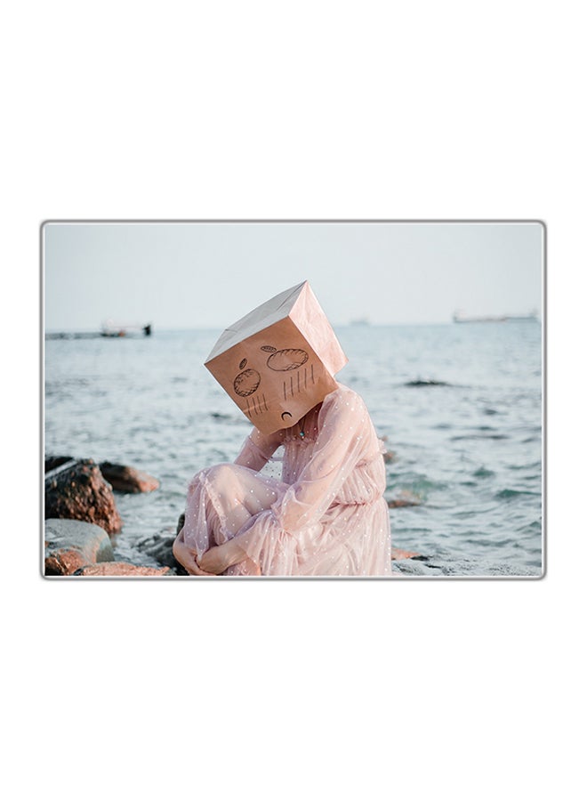 Fast Print Decorative Printed Tableau Painting Multicolour 14.8x10.5cm