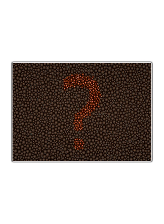 لوحة فنية مطبوعة للزينة متعدد الألوان 14.8x10.5سم