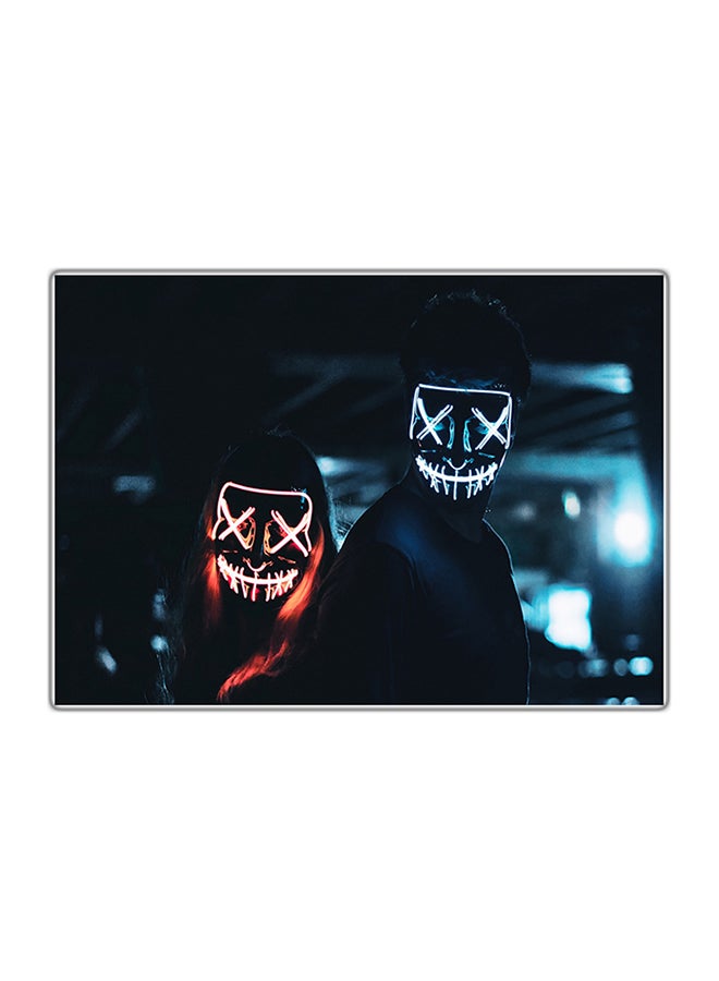 لوحة فنية مطبوعة للزينة متعدد الألوان 14.8x10.5سم