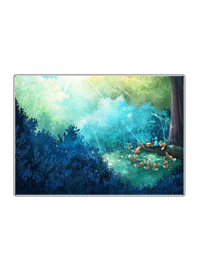 Fast Print Decorative Printed Tableau Painting Multicolor 14.8x10.5cm