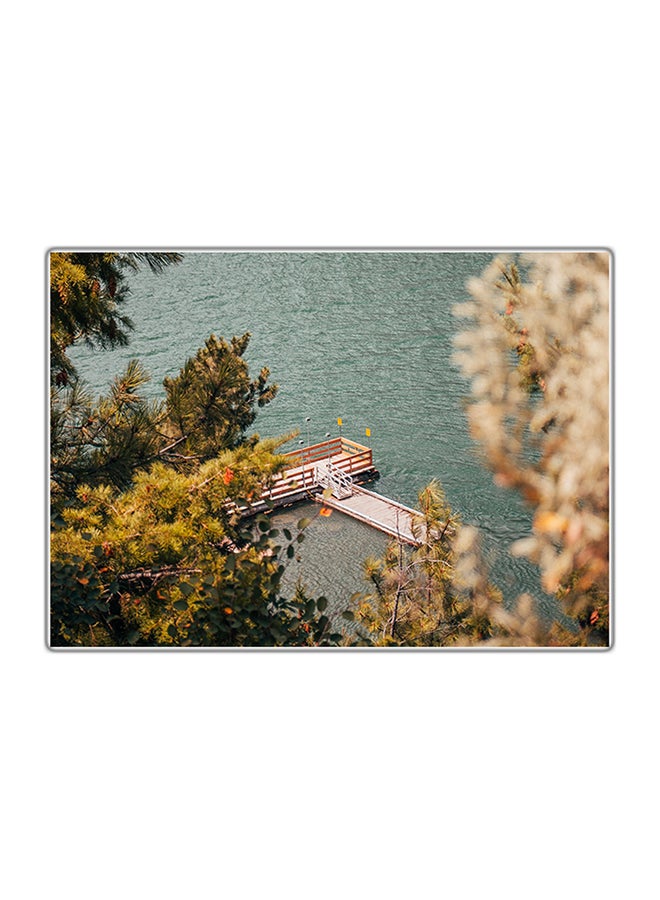 Decorative Printed Tableau Painting Multicolour 14.8x10.5cm