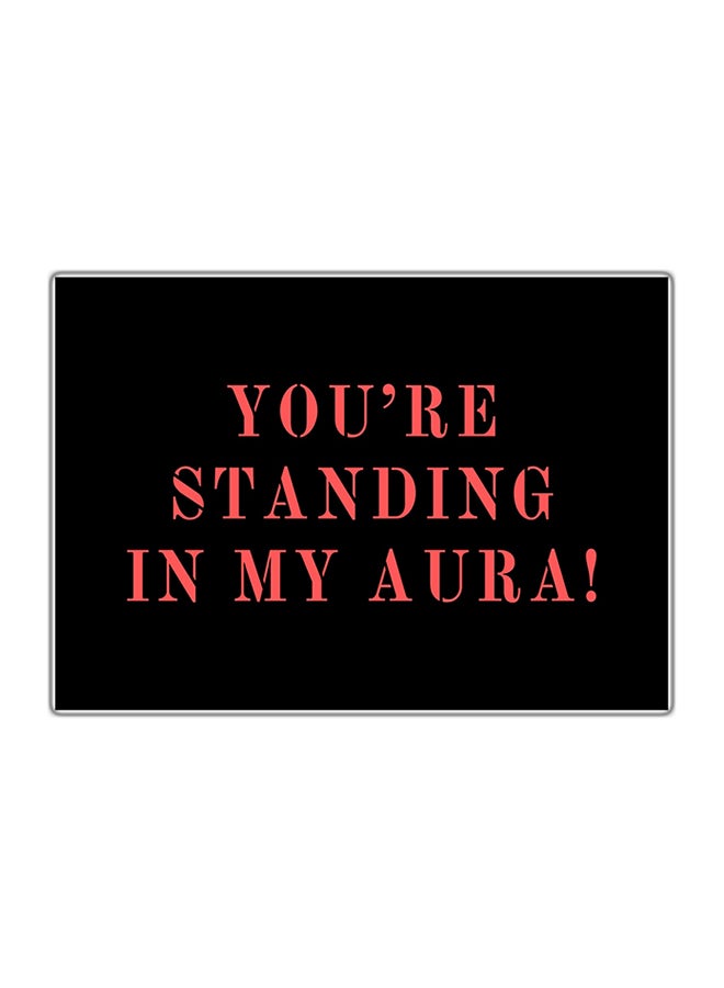 فاست برينت لوحة فنية مطبوعة للزينة متعدد الألوان 14.8x10.5سم