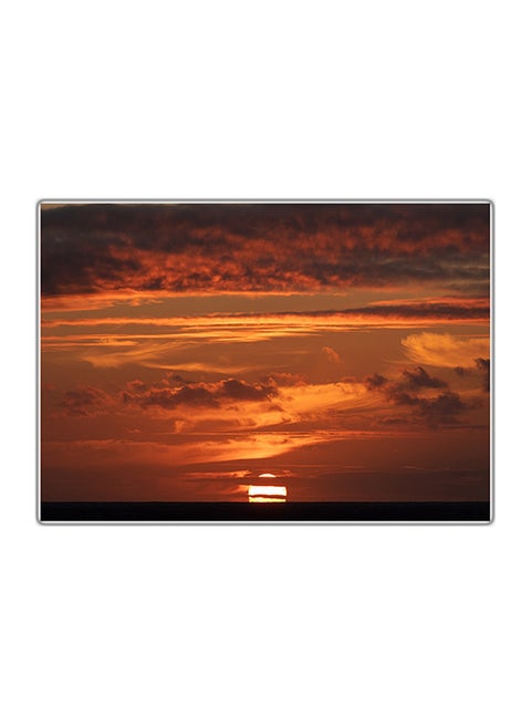 Decorative Printed Tableau Painting Multicolour 14.8x10.5cm