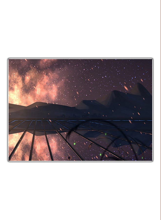 Fast Print Decorative Printed Tableau Painting Multicolour 21x14.8cm