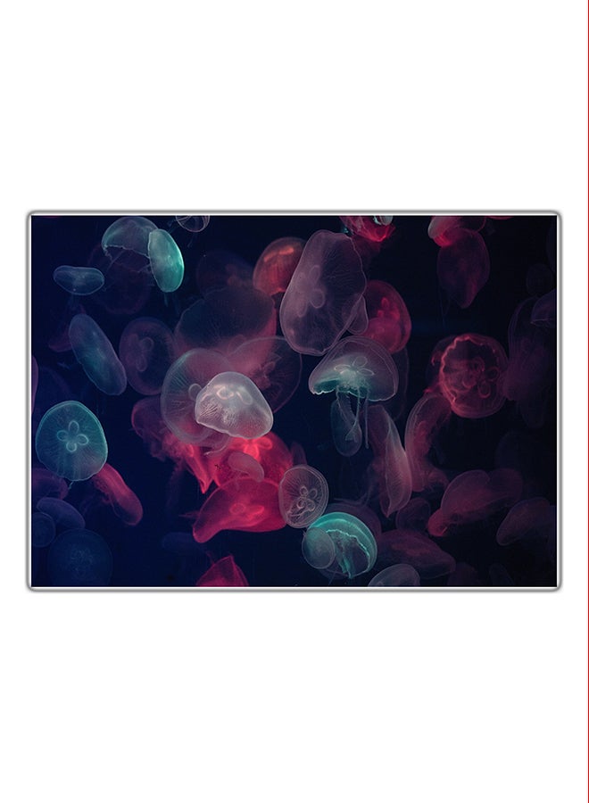 Decorative Printed Tableau Painting Multicolour 21x14.8cm