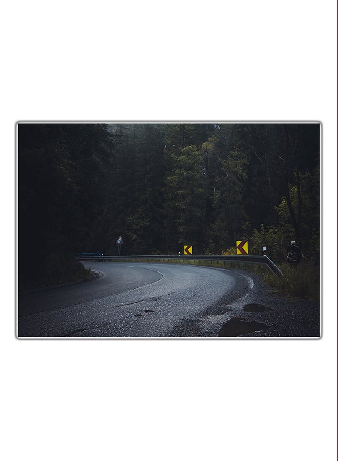 Decorative Printed Tableau Painting Multicolour 21x14.8cm