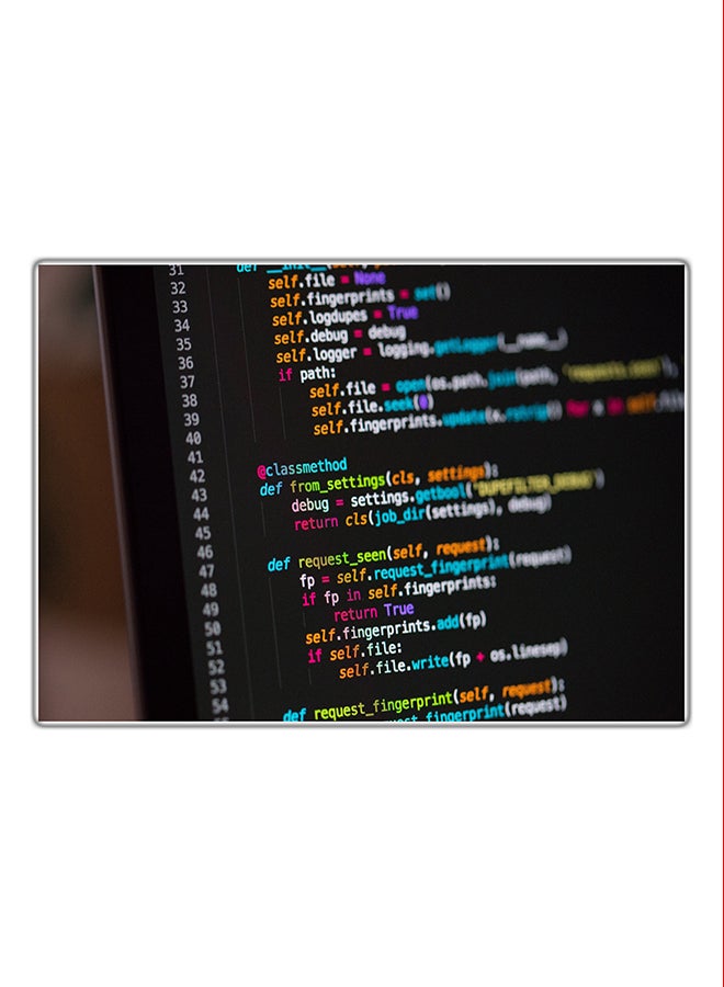 فاست برينت لوحة فنية مطبوعة للزينة متعدد الألوان 21x14.8سم